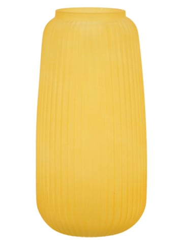 Wazon "Tanis" w kolorze żółtym - wys. 30 x Ø 15,5 cm