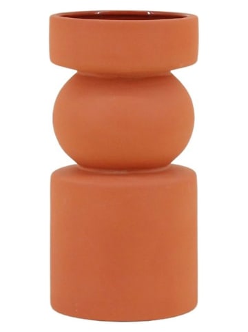 Vase in Braunrot - (H)20 x Ø 10 cm