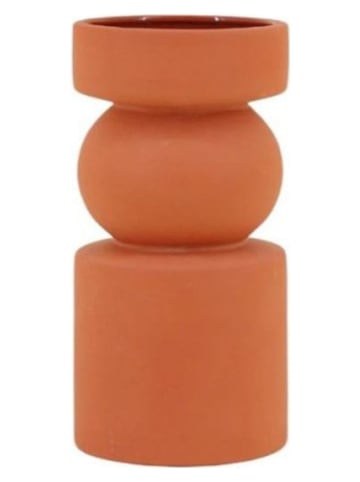 Wazon w kolorze brązowoczerwonym - wys. 14,5 x Ø 6 cm