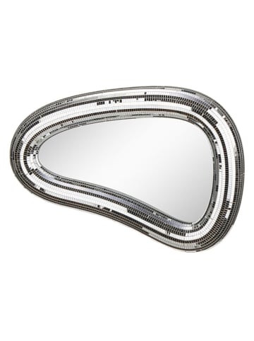Wandspiegel "Organic" zilverkleurig - (B)44 x (H)29 cm