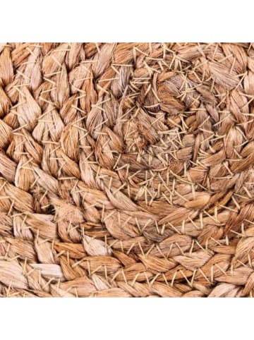 Jute-Teppich in Hellbraun - Ø 80 cm