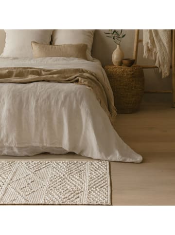 Teppich "Wooly" in Creme - (L)110 x (B)60 cm 