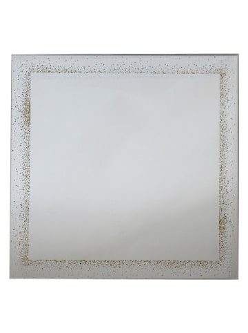 Wandspiegel "Myriad" crème - (B)40 x (H)40 cm