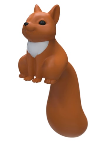 Tee-Ei ''Eichhörnchen'' in Hellbraun - (L)9 cm