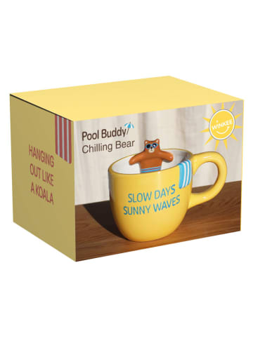 Tasse ''Pool Buddies'' in Gelb - 350 ml