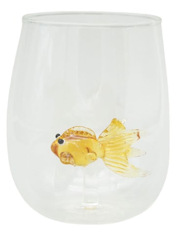 Glas ''Goldfisch'' in Gelb - 450 ml