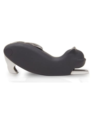 Korkenzieher ''Katze'' in Grau - (B)10,5 x (H)4 x (T)92,5 cm