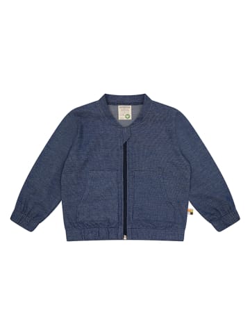 Sweatjacke in Dunkelblau