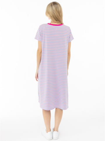 Jurk "Dress for Yourself" lichtroze/lichtblauw