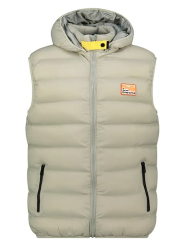 Doorgestikte bodywarmer "Valanche" groen