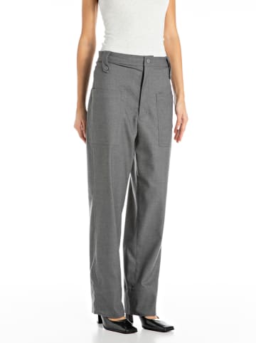 Stoffen broek grijs