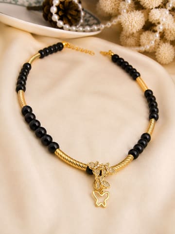 Vergulde ketting met sierelement - (L)45 cm