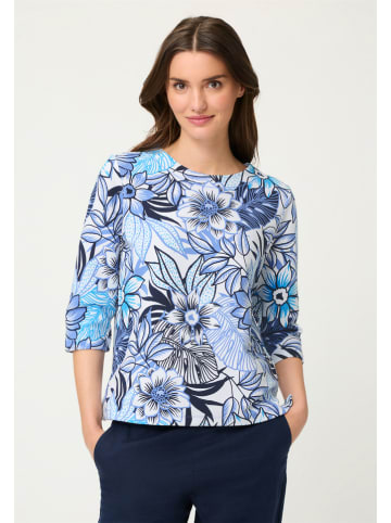 Bluza w kolorze granatowo-błękitno-białym