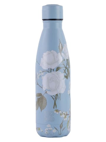 Butelka termiczna "Milano" w kolorze błękitnym - 500 ml