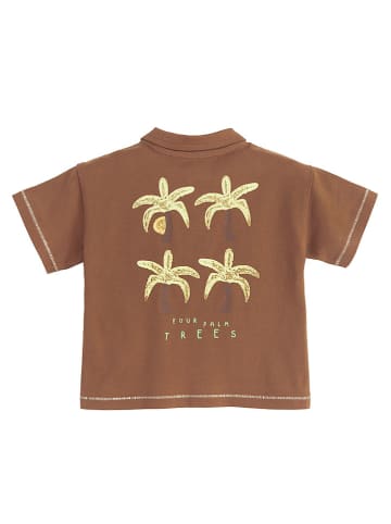 Koszulka polo w kolorze jasnobrązowym