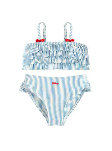 Bikini in Hellblau/ Weiß