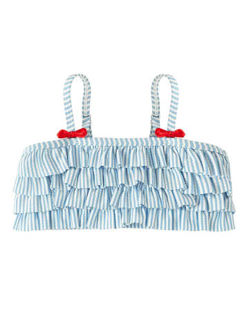 Bikini w kolorze błękitno-białym