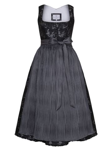 Dirndl "Salome" in Schwarz/ Anthrazit