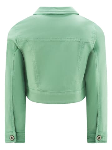 Spijkerjas groen