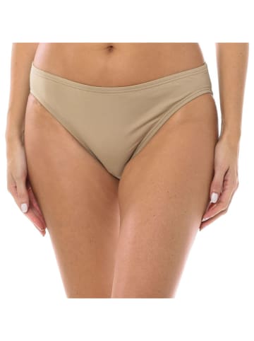 Figi bikini w kolorze beżowym