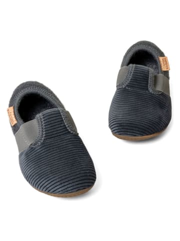 Pantoffels "Cord Comfort" antraciet