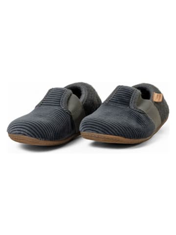 Hausschuhe "Cord Comfort" in Anthrazit