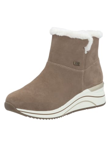 Leder-Stiefeletten in Braun