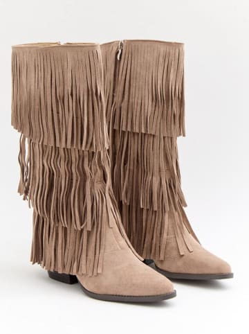 Enkellaarzen beige