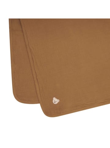 Wickeldecke in Hellbraun - (L)46 x (B)33 x (H)4 cm