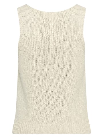 Gebreide top beige