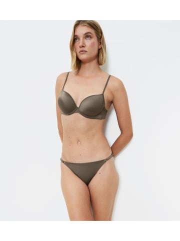 Bikini-Oberteil "Midnight Swim" in Khaki