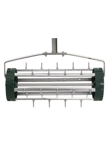 Rollrasenlüfter in Silber - (L)150 x (B)44 cm