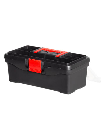 Werkzeugkasten in Schwarz - (B)32 x (H)13 x (T)18 cm