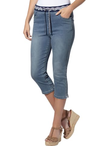 Jeans-Caprihose - Skinny fit - in Blau