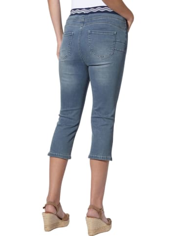 Rybaczki dżinsowe - Skinny fit - w kolorze niebieskim
