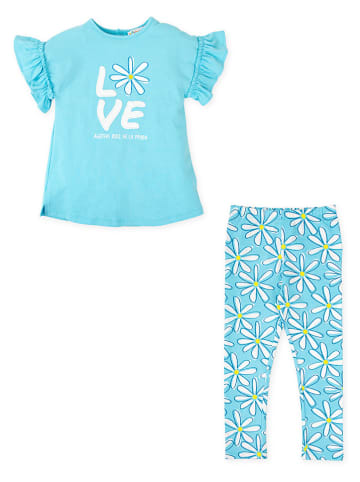 2tlg. Outfit in Hellblau
