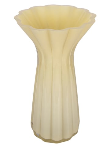 Wazon w kolorze żółtym - wys. 23 x Ø 14 cm