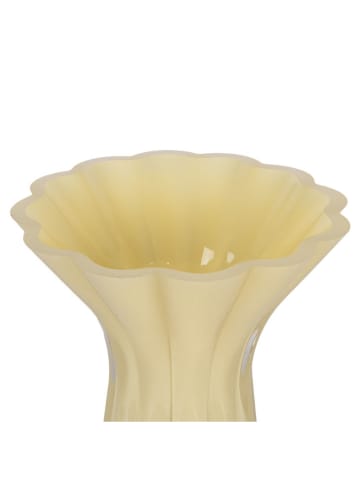 Vaas geel - (H)23 x Ø 14 cm