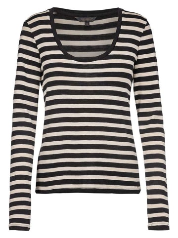 Longsleeve "Kallie" zwart/wit