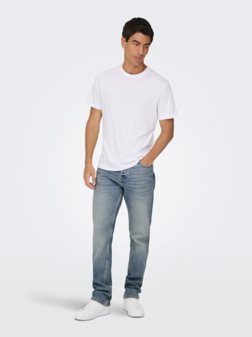 Spijkerbroek "Onsedge" - straight fit - lichtblauw