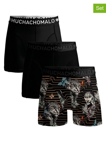 3er-Set: Boxershorts in Schwarz/ Bunt