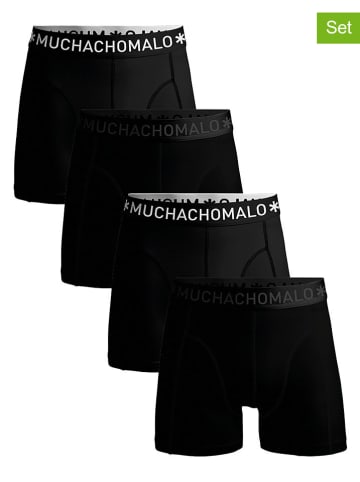 4er-Set: Boxershorts in Schwarz