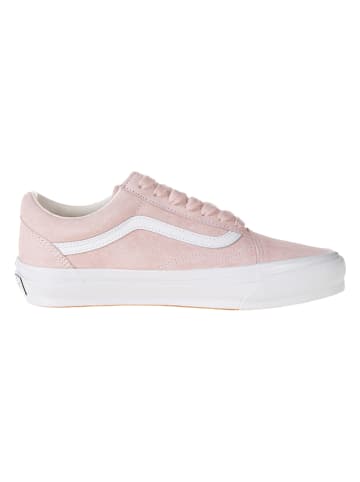 Skórzane sneakersy "Old Skool" w kolorze jasnoróżowym