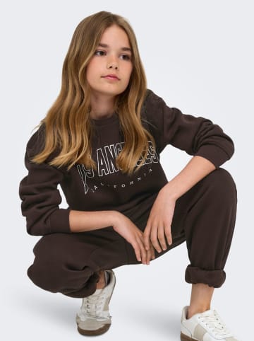 Sweatshirt "Sweat" in Braun