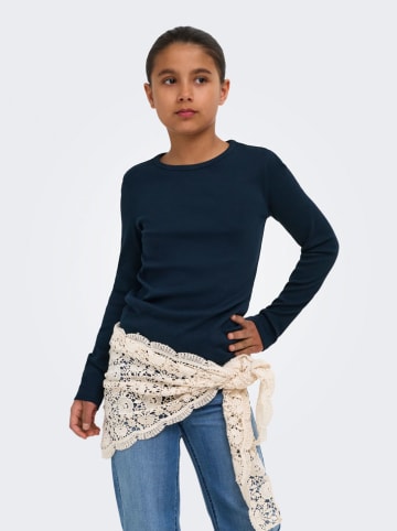 Longsleeve "Lucky" in Dunkelblau
