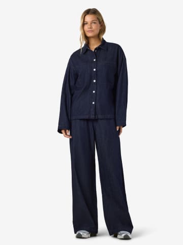 Spijkerblouse donkerblauw