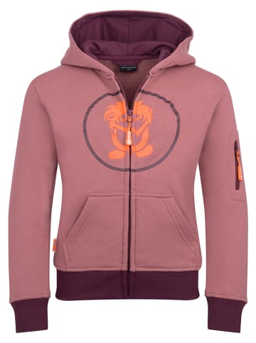 Sweatjacke "Sortland" in Rosa
