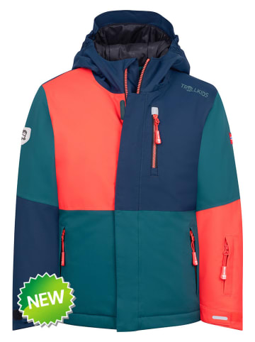Ski-/ Snowboardjacke "Hallingdal" in Blau/ Grün