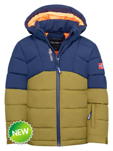 Winterjas "Gryllefjord" blauw/kaki