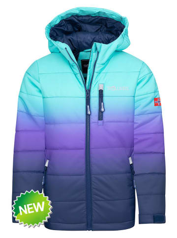 Ski-/ Snowboardjacke "Hemsedal" in Türkis/ Dunkelblau